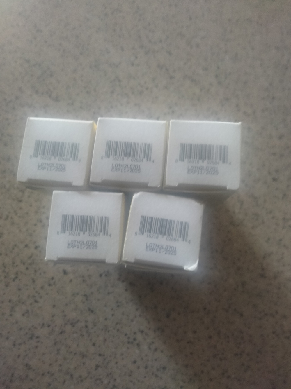 Set of 5 sunscreen